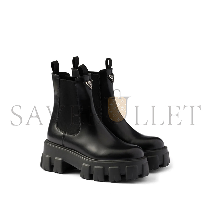 Pra*a monolith leather chelsea boots